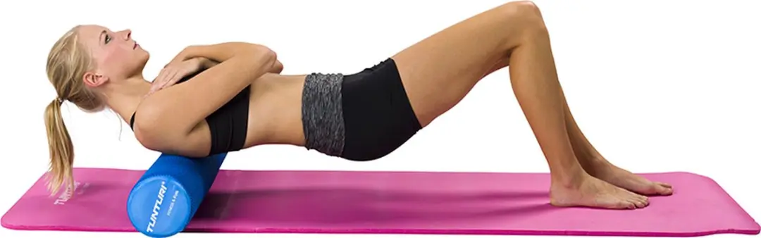 Tunturi Yoga Massageroller 90cm - Blauw