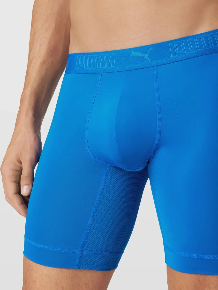 PUMA Sport Boxershorts Microfiber Long 2-pack - Zwart - XL