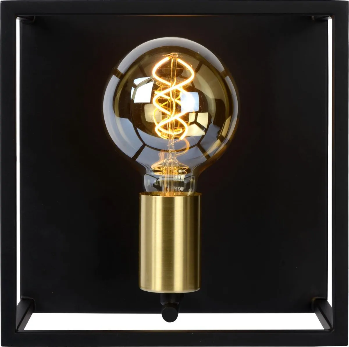 Lucide Ruben Wandlamp E27 - Zwart