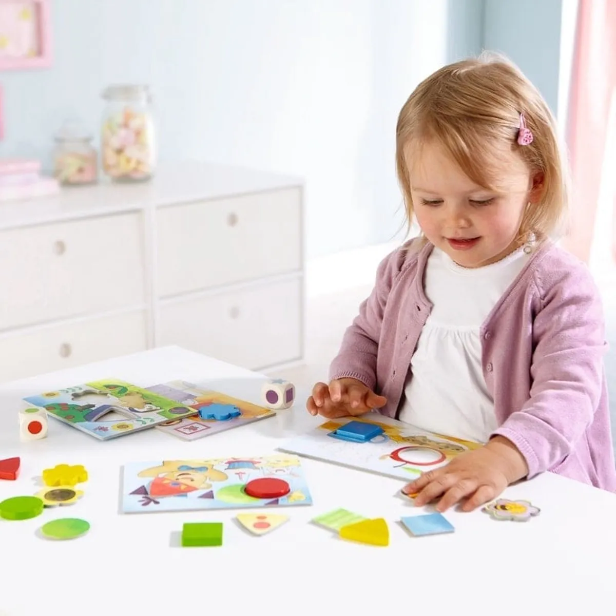 Haba Mijn eerste spellen Teddy's Kleuren en Vormen - Educatief 2+ jaar - Multicolor