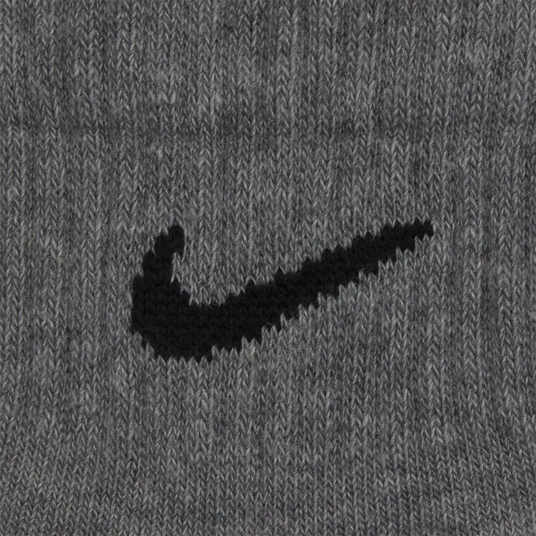 Nike Everyday Korte Sokken 3 Paren - Wit/Zwart/Grijs