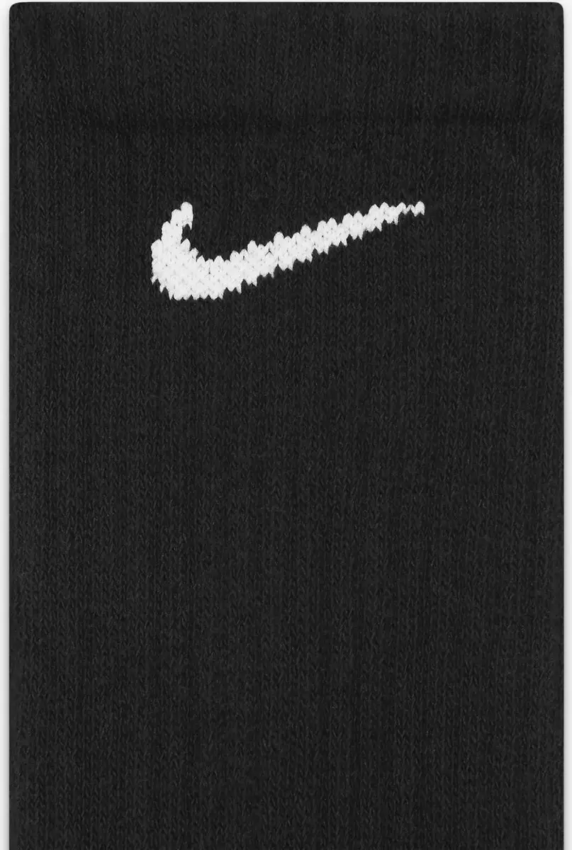 Nike Everyday Cushion Crew Sokken - Maat 42-46 - 6 Stuks - Zwart
