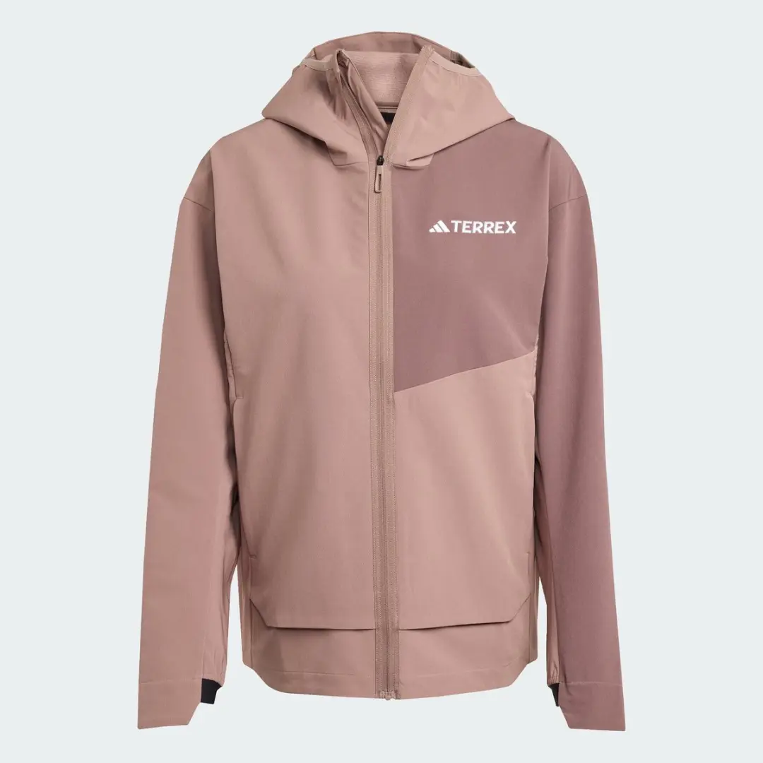 Adidas Terrex Multi Softshell Jack Dames - Bruin - XL