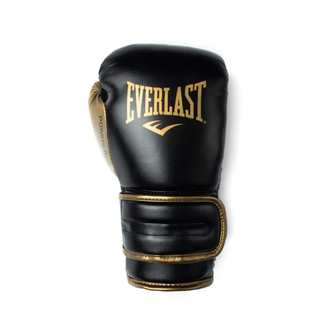 Everlast Powerlock 2R Training Handschoenen 14 oz - Zwart/Goud