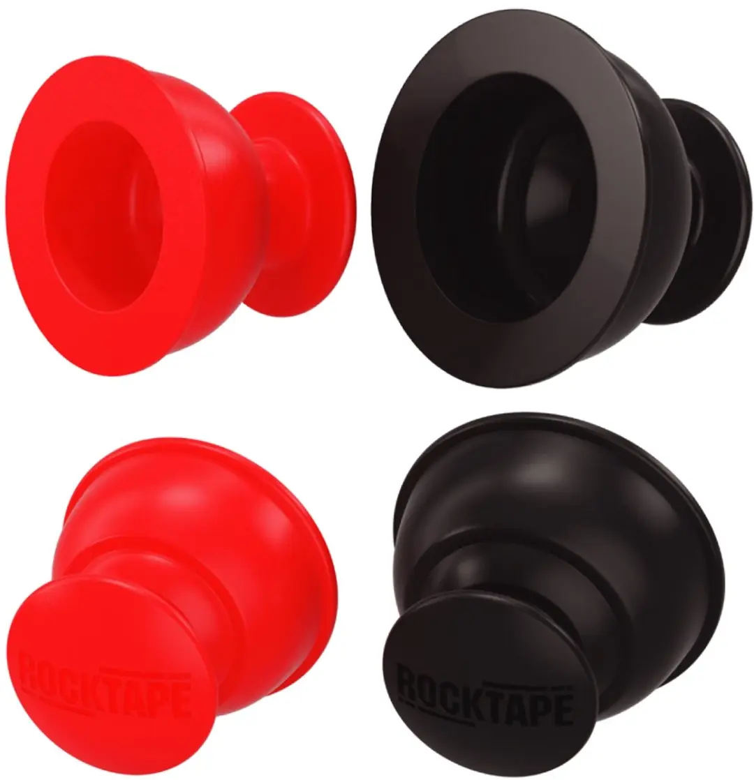 RockTape RockPods - Zwart/Rood