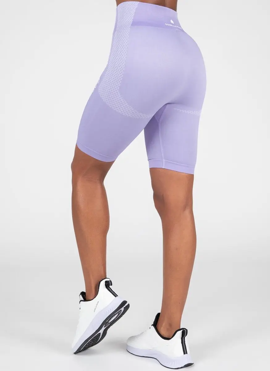 Gorilla Wear Selah Seamless Cycling Shorts XS - Lila