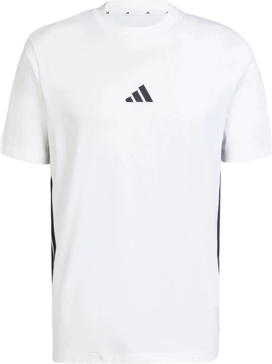 adidas Essentials 3 Stripes T-shirt Wit L