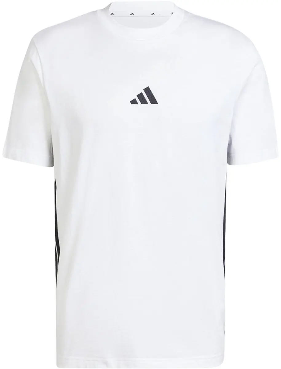 adidas Essentials 3 Stripes T-shirt Wit L