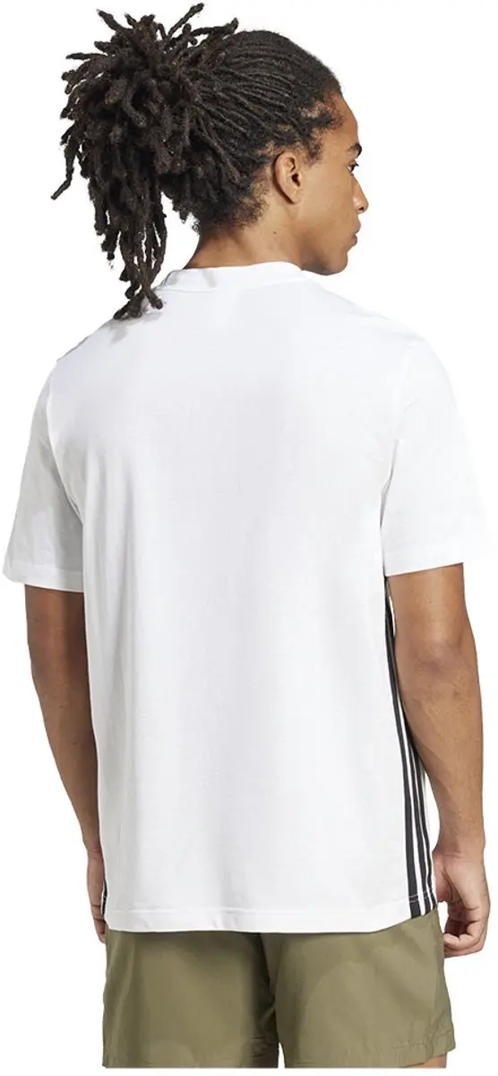 adidas Essentials 3 Stripes T-shirt Wit L