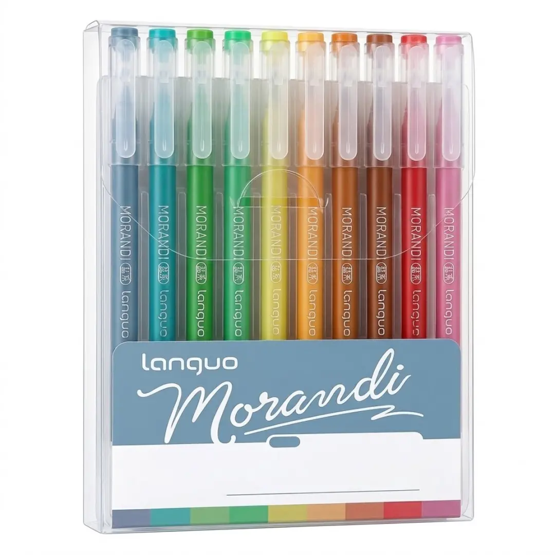 NUVEX Gelpennen Set 9 Stuks Multicolor Transparant