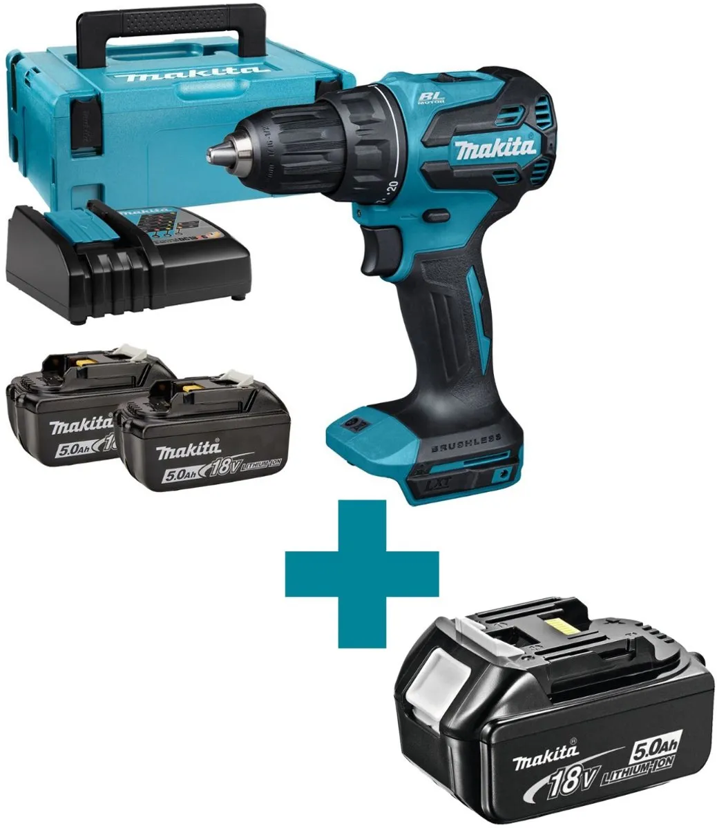Makita DDF490RTJ Accu Schroefboormachine 18V