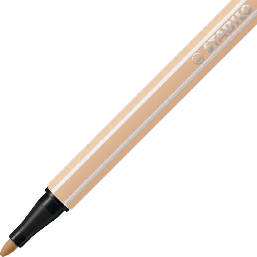 STABILO Pen 68 Viltstift Nude - 10 Stuks