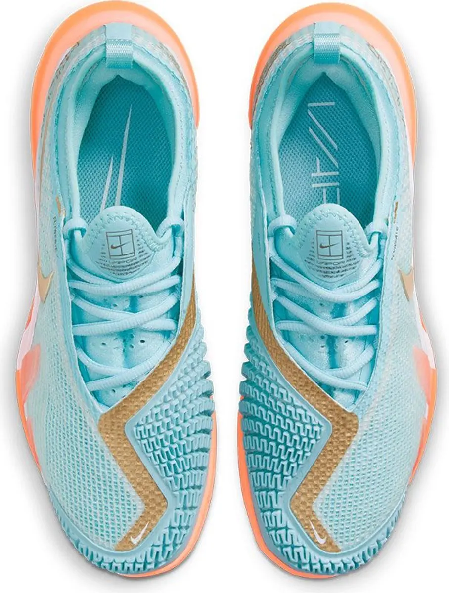 Nike React Vapor NXT Tennis - Maat 38.5 - Blauw/Oranje