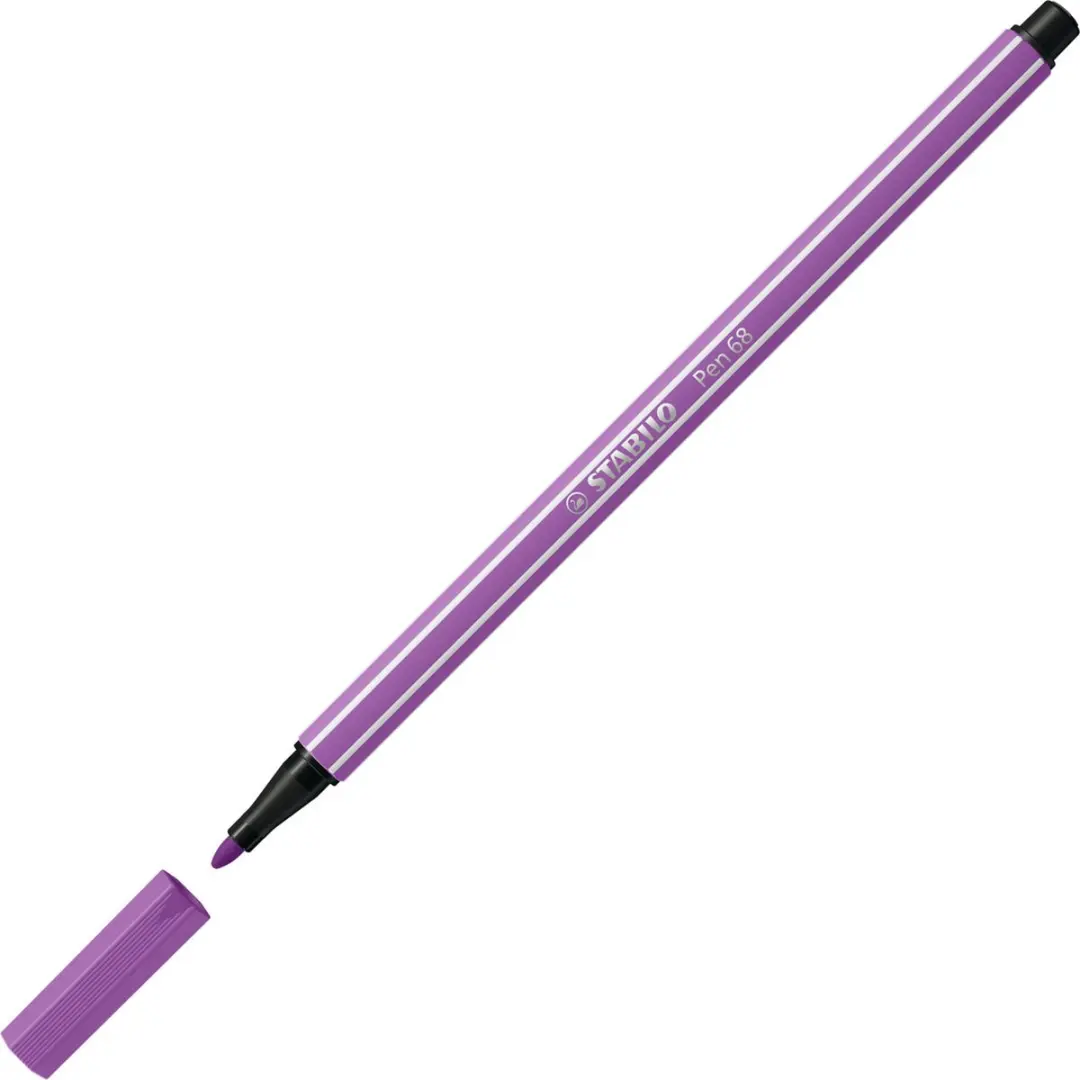 STABILO Pen 68 Vergrijsd Violet - 10 Stuks - afbeelding 2 van 6