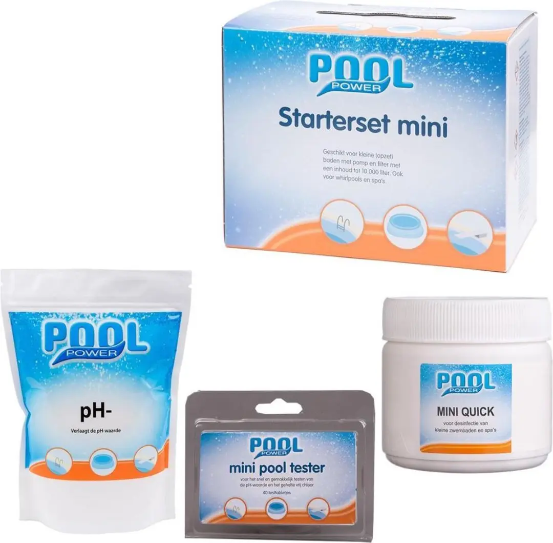 Pool Power Startset Mini pH- en Chloortestkit