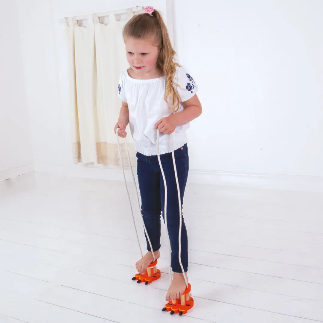 BigJigs Tijger Loopklossen Multikleur