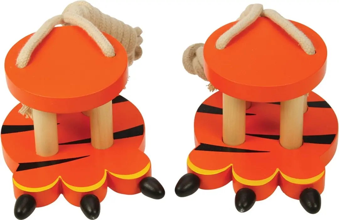 BigJigs Tijger Loopklossen Multikleur