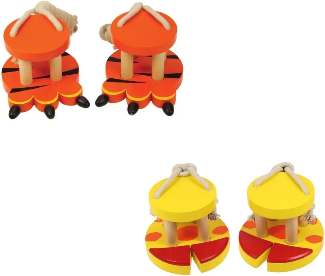 BigJigs Tijger Loopklossen Multikleur
