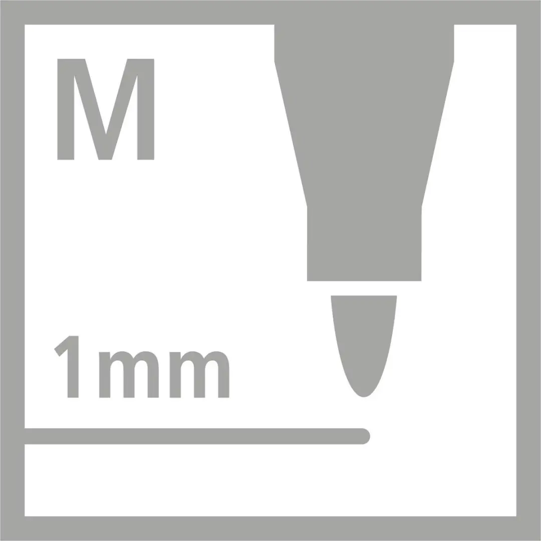 STABILO Pen 68 Premium Viltstift Roest Rood - 10 Stuks