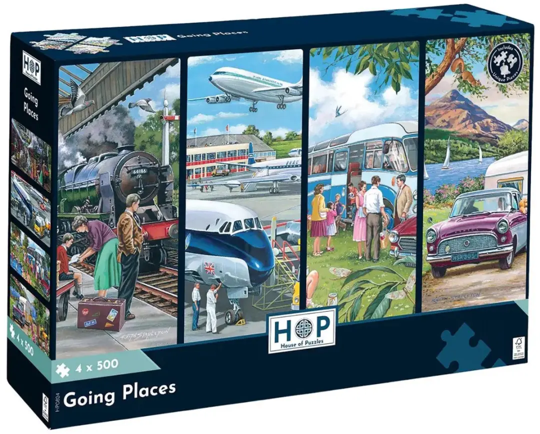 House Of Puzzles Going Places Puzzle 4500 Stuks - HP0824