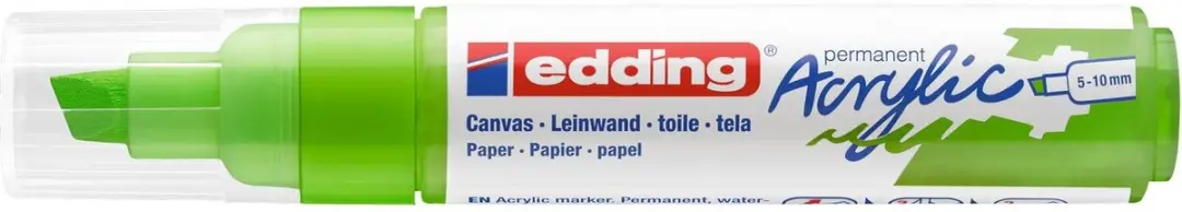 edding 5000 Acrylmarker 927 Geelgroen - afbeelding 2 van 3