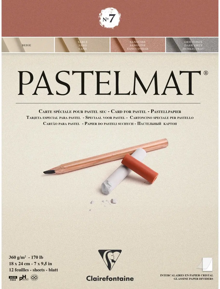 Clairefontaine Pastelmat No.7 Papier 360g