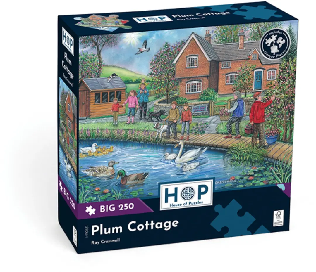 House Of Puzzles Plum Cottage Legpuzzel 250 Stuks - HP0831