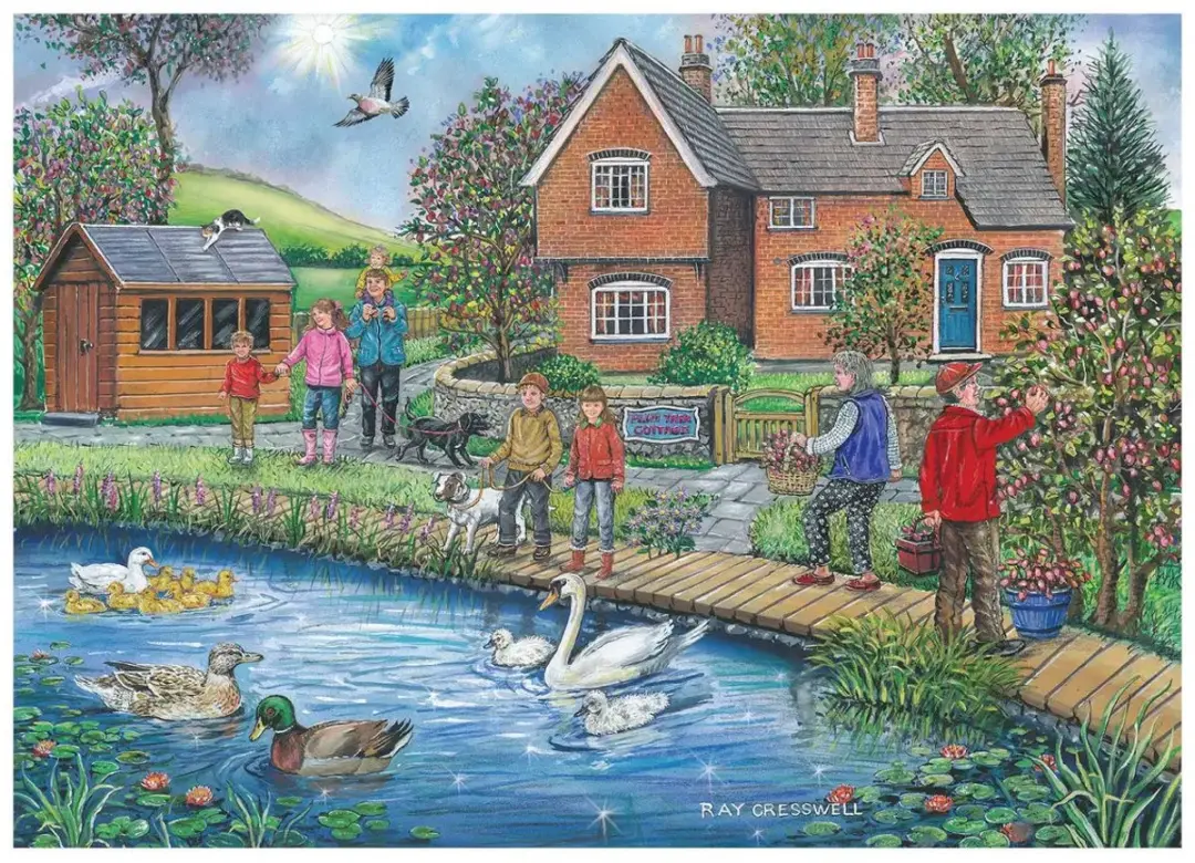 House Of Puzzles Plum Cottage Legpuzzel 250 Stuks - HP0831