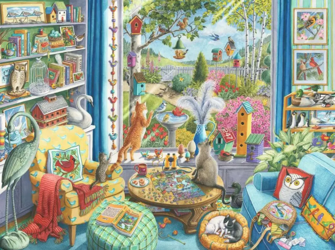 Ravensburger De Vogelspotters Puzzel 750 XXL Stukjes - Meerkleurig