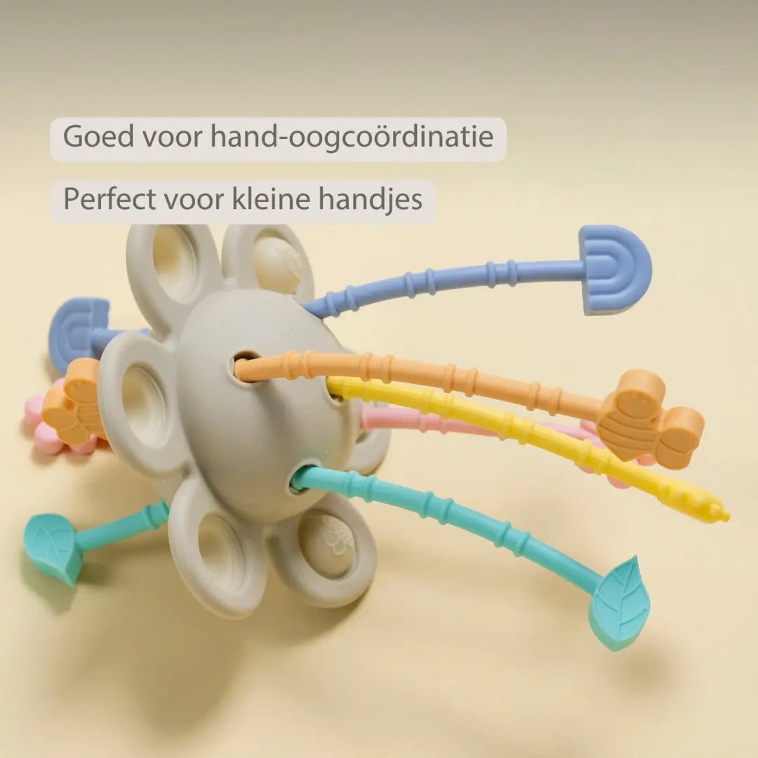 Nattou Silicone Montessori Speelgoed - 20cm - Multicolor