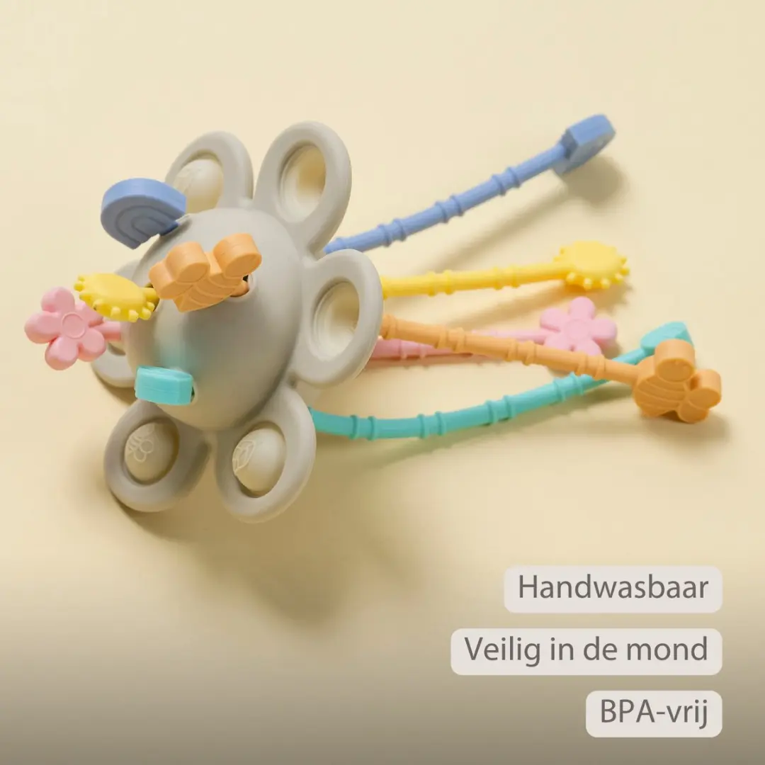 Nattou Silicone Montessori Speelgoed - 20cm - Multicolor