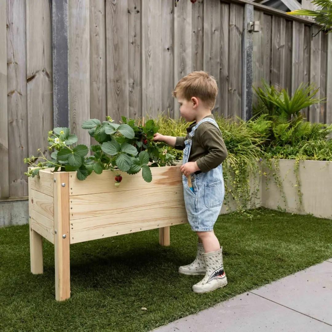 Esschert Design Plantenbak voor kinderen 65L - Natuur