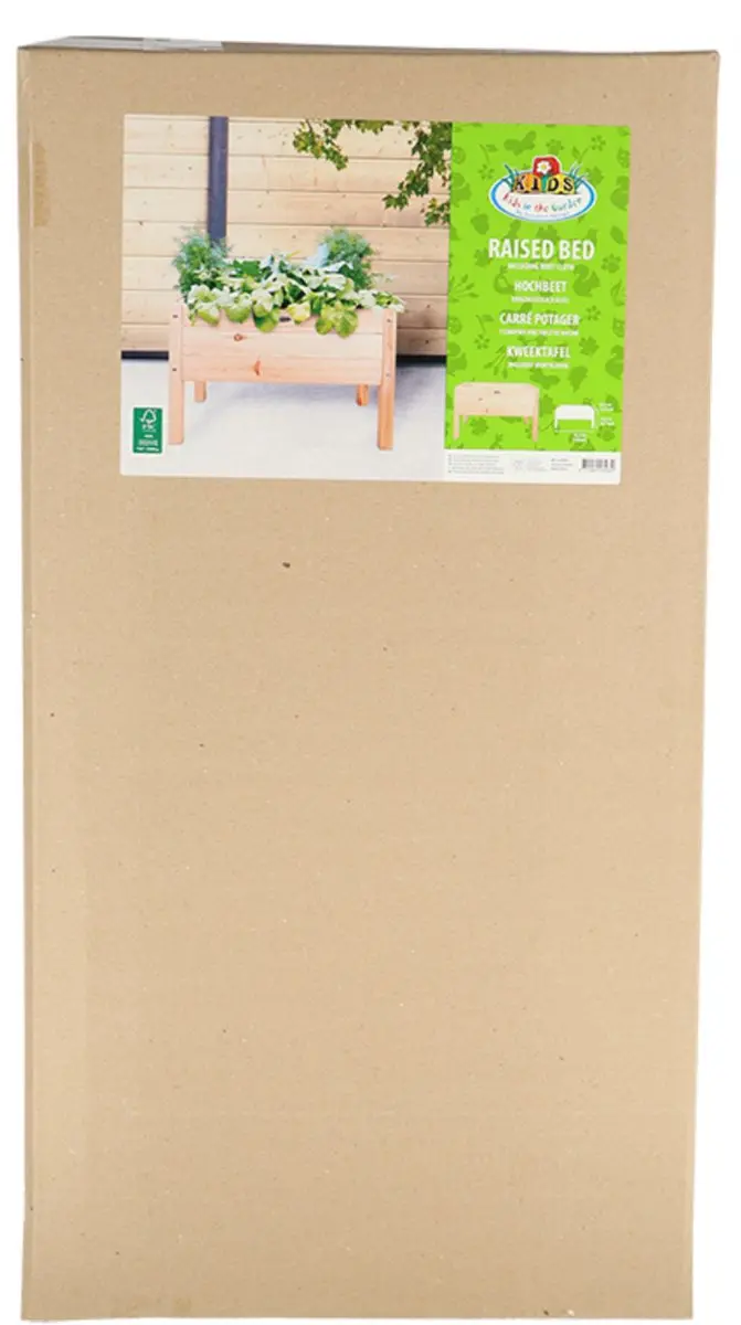 Esschert Design Plantenbak voor kinderen 65L - Natuur