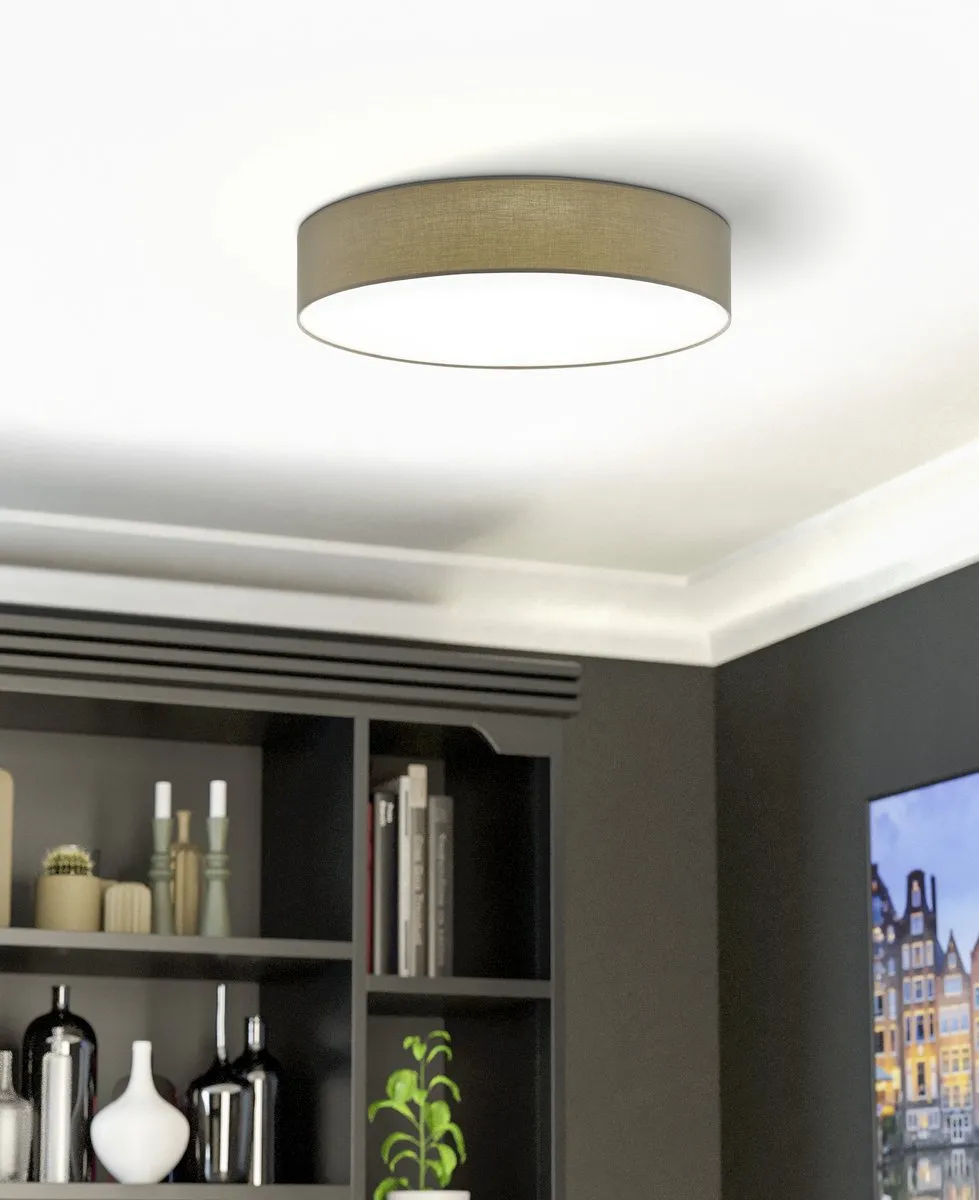 Eglo Pasteri Plafondlamp E27 Ø76cm - Taupe