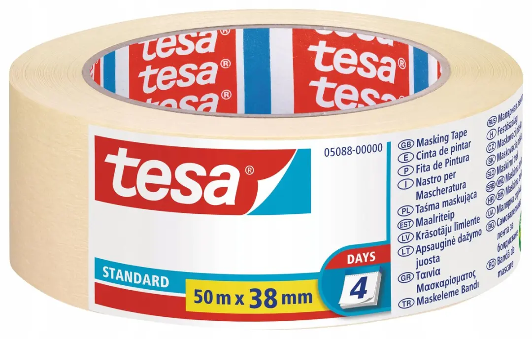 Tesa Maskeringstape Standaard 50m x 38mm