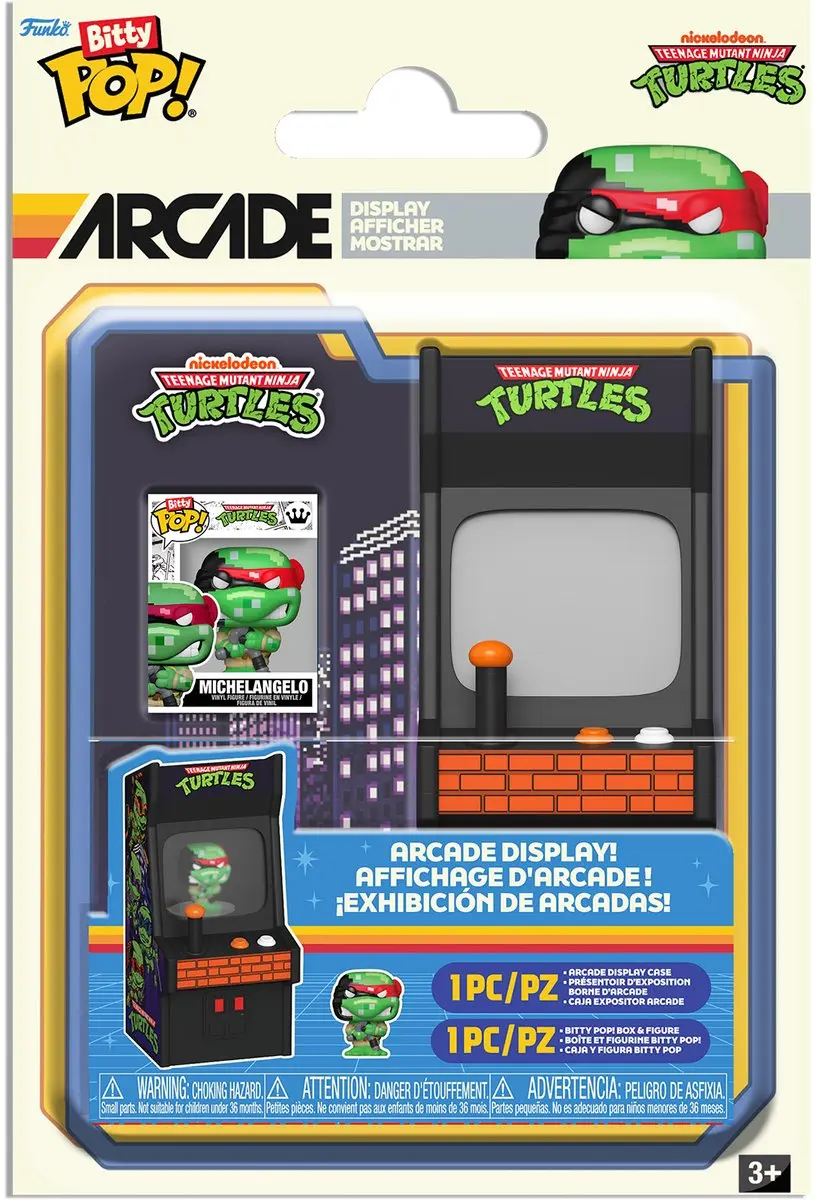Funko TMNT Bitty POP Arcade Claw Vinylfiguur FK90116 - Multi