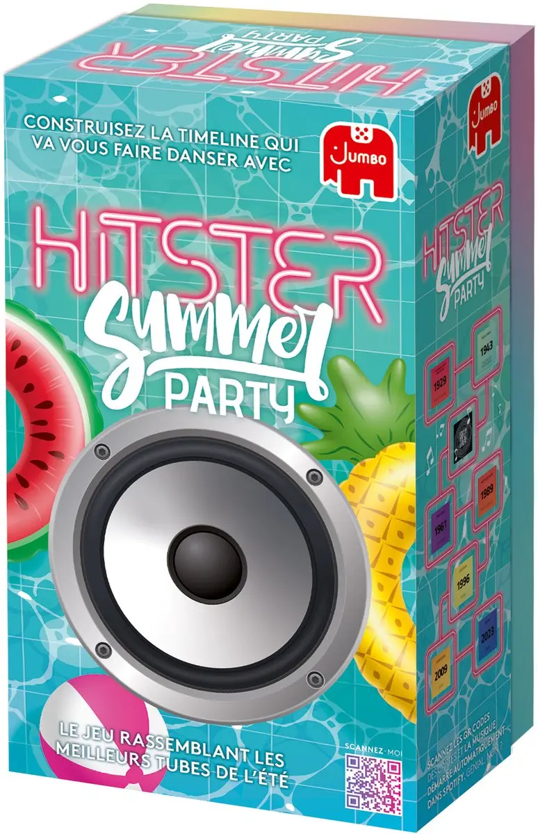 Hitster Summer Party France Franstalig Actiespel - 300 Kaarten - 10 Spelers