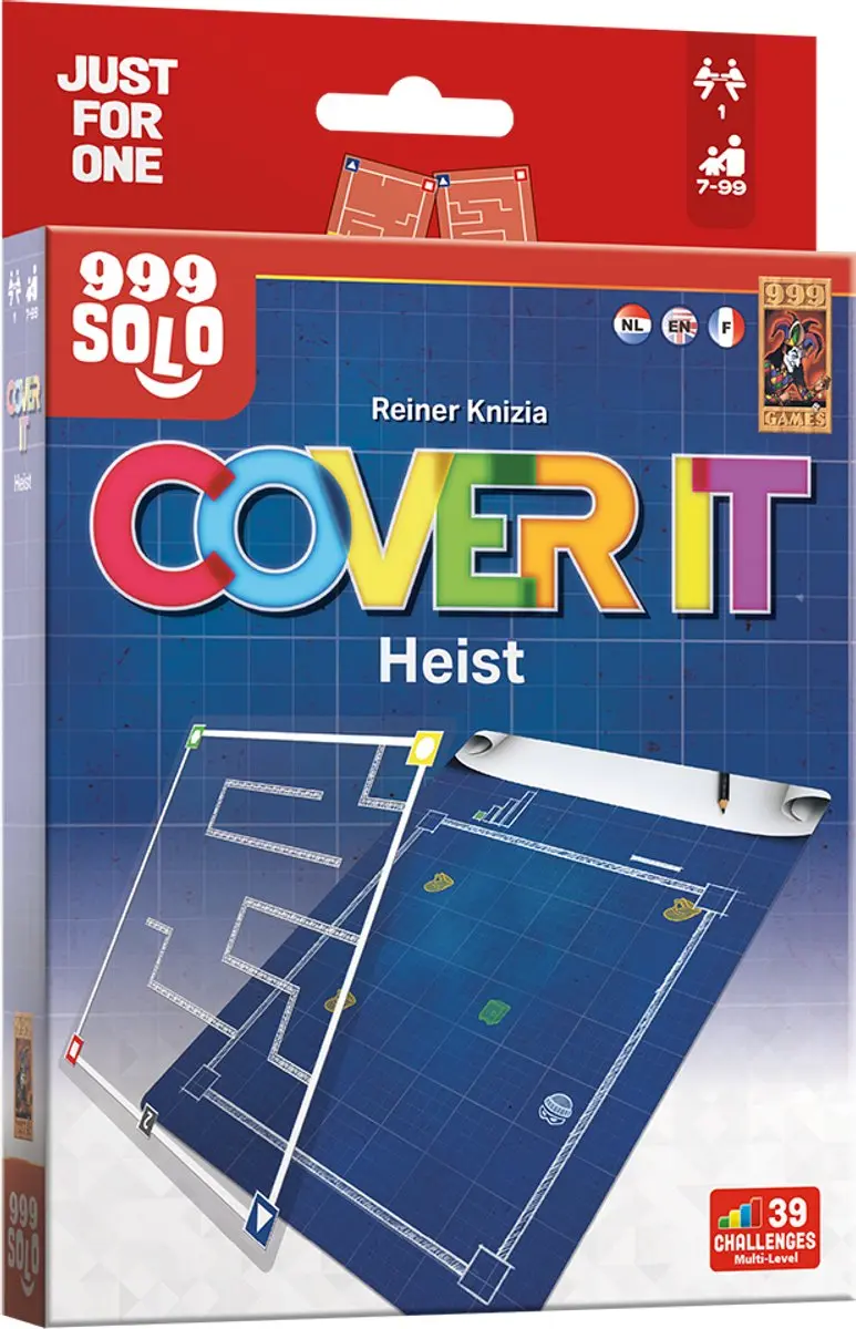 999 Games Cover It! Heist Breinbreker