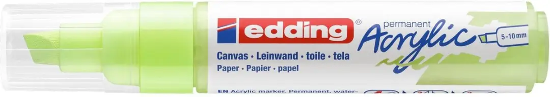 edding 5000 Acrylmarker Breed 917 Pastelgroen - afbeelding 2 van 3