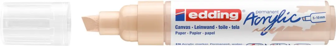 edding 5000 Acrylmarker Breed 255 Warm Beige