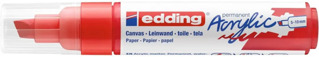 edding 5000 Acrylmarker - 902 Verkeersrood
