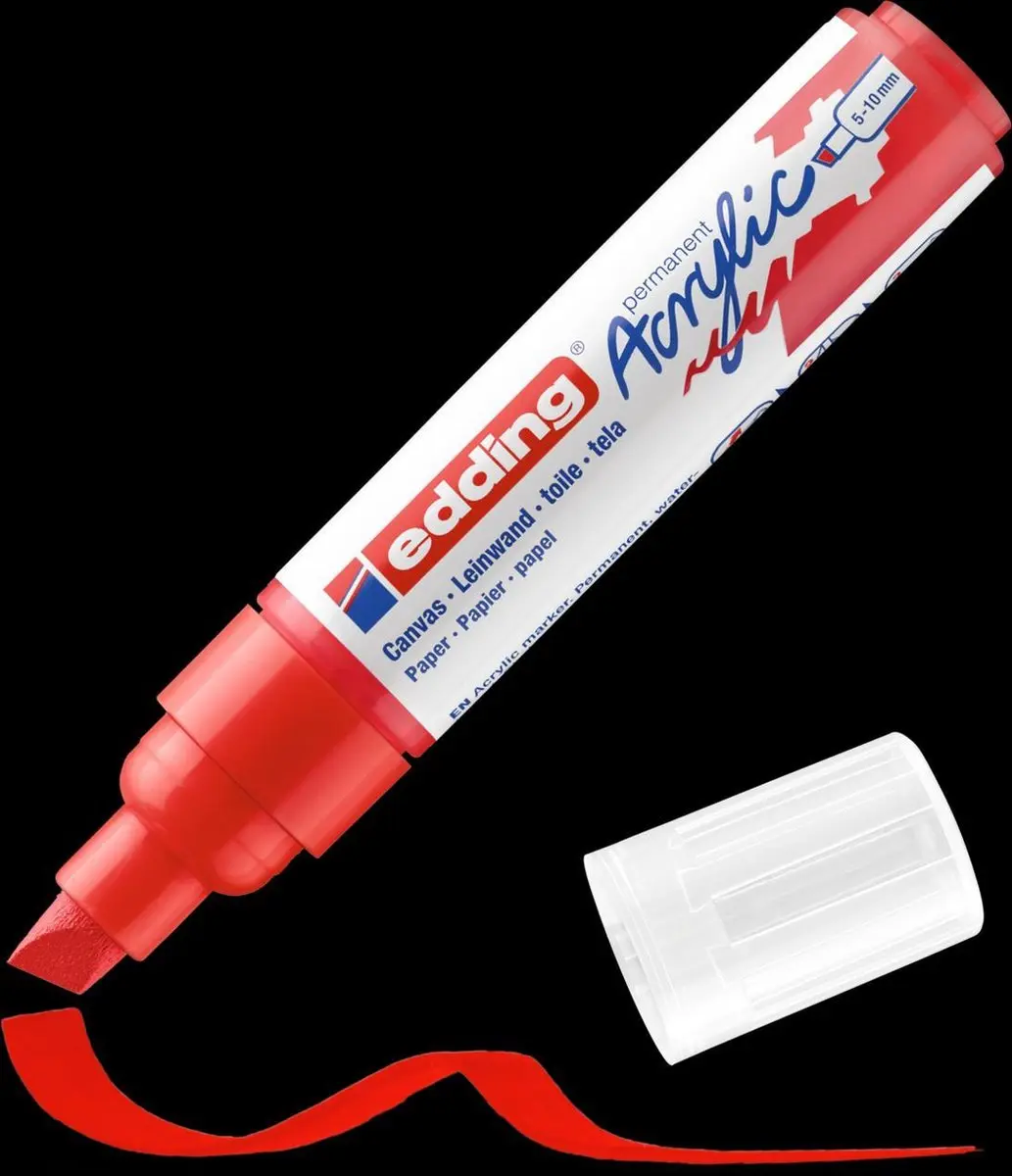 edding 5000 Acrylmarker - 902 Verkeersrood