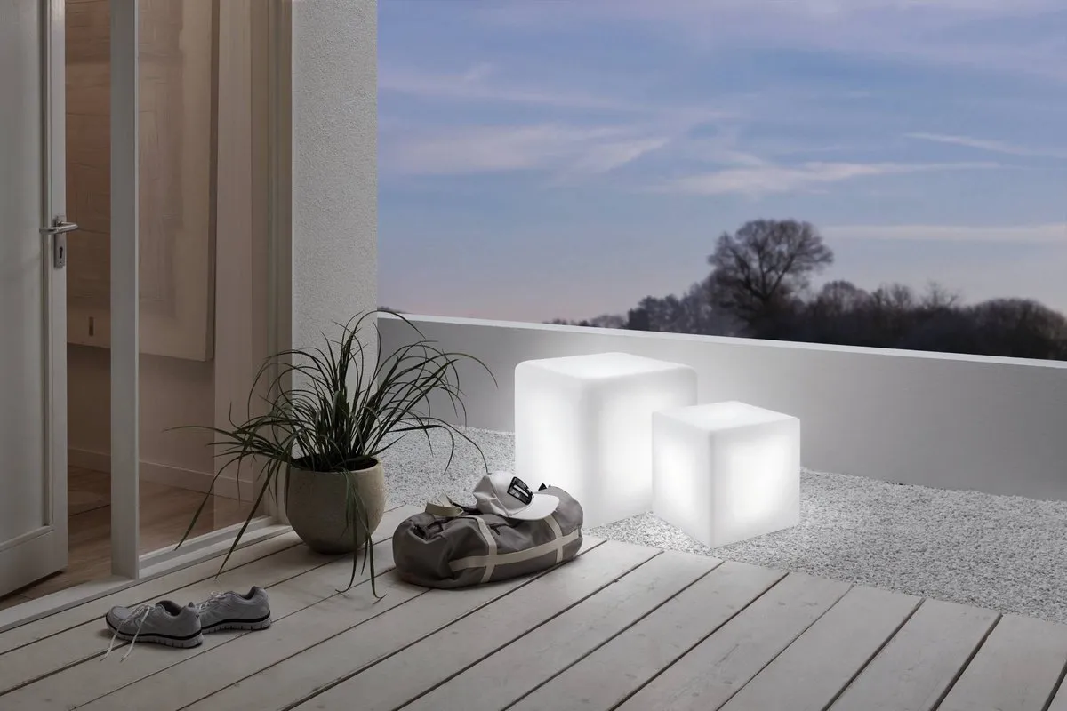 Eglo Bottona Staande Lamp Buiten E27 Ø25cm - Wit