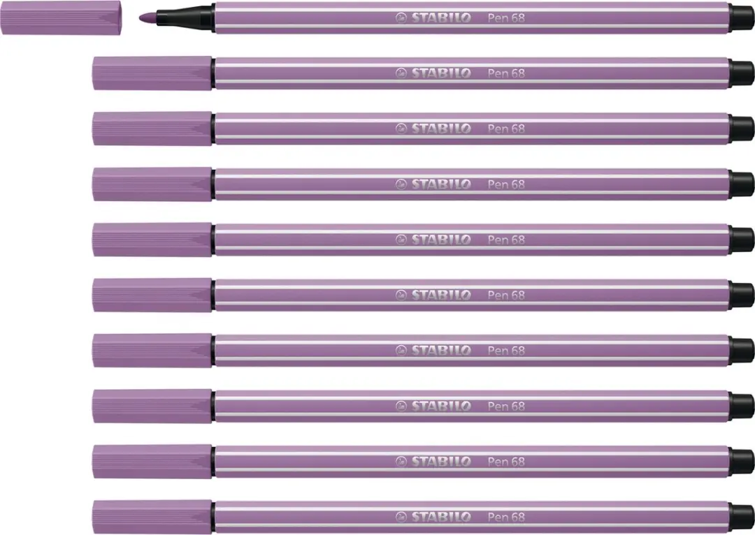 STABILO Pen 68 Viltstift Pruimen Paars
