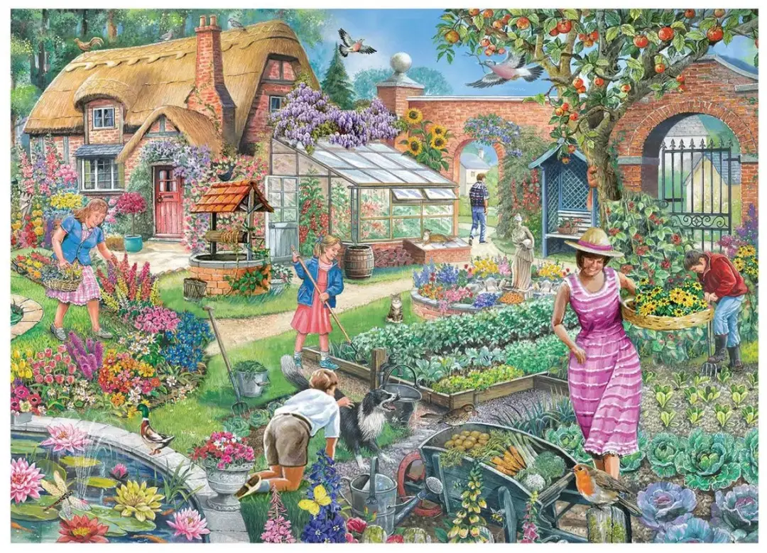 House of Puzzles Pretty Potager Legpuzzel 1000 Stuks - HP0818