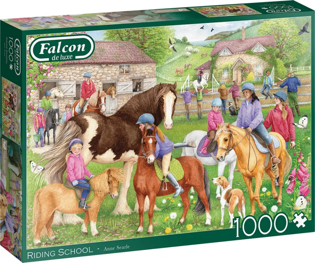 Jumbo Legpuzzel Falcon Riding School 1000 Stuks