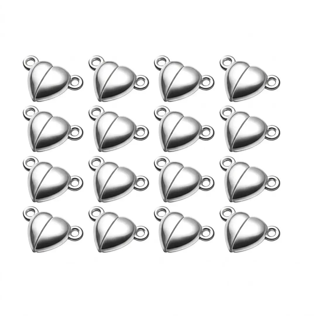 NUVEX Hartvormige Magnetische Sieraadsluitingen 10 Stuks