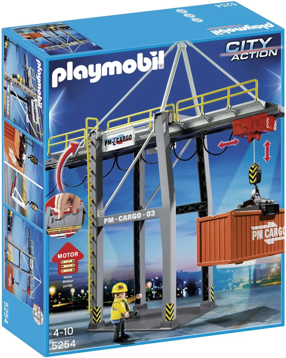 Playmobil 5254 Elektrische Laadkade - 3 Stuks - Meerkleurig