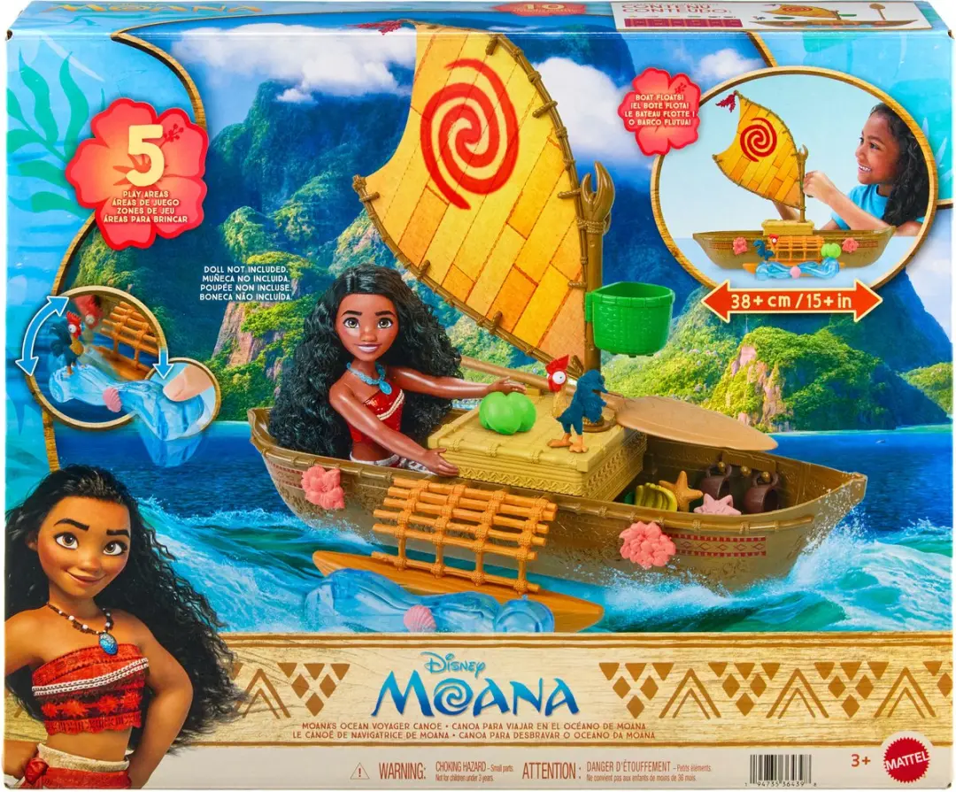 Disney Vaiana Oceaanreis Kanospeelset - Meerkleurig