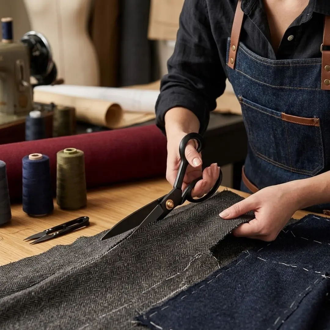 NuveX Kleermakerschaar Zwart - Roestvrij staal - Ergonomisch